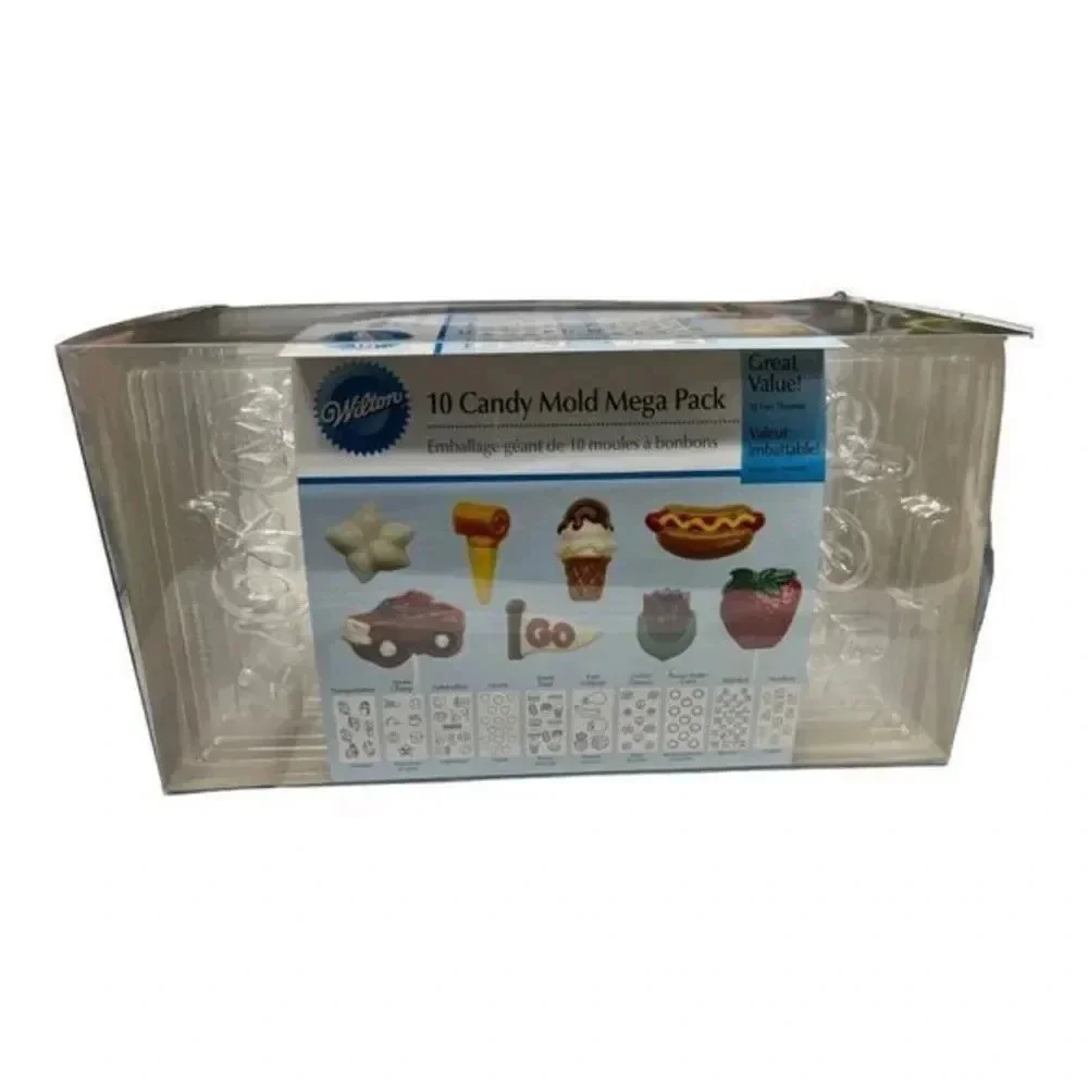 Wilton‎ Candy Mold 9 Tray Mega Pack open package​​